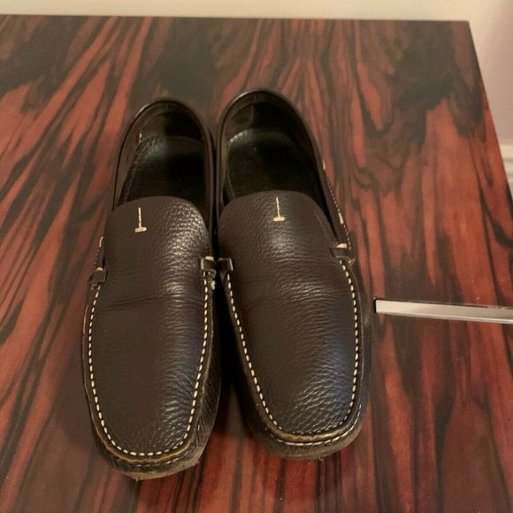 PRADA Brown Leather Moccasins SZ 6.5